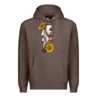 Coffee sport baseball  lightning bolt Premium Hoodie - texasbilliewilder