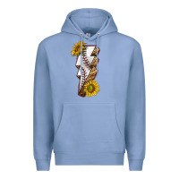 Colony Blue sport baseball  lightning bolt Premium Hoodie - texasbilliewilder