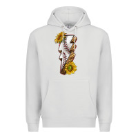 Dove Grey sport baseball  lightning bolt Premium Hoodie - texasbilliewilder