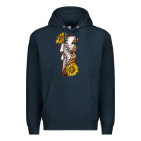 Navy sport baseball  lightning bolt Premium Hoodie - texasbilliewilder