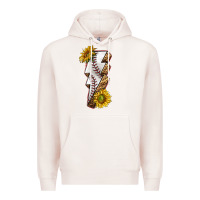 Pale Pink sport baseball  lightning bolt Premium Hoodie - texasbilliewilder