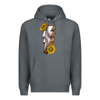 Rock sport baseball  lightning bolt Premium Hoodie - texasbilliewilder
