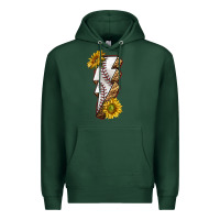 Sports Green sport baseball  lightning bolt Premium Hoodie - texasbilliewilder