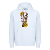 White sport baseball  lightning bolt Premium Hoodie - texasbilliewilder