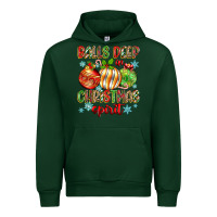 Forest Green balls deep in christmas spirit Urban Hoodie - Zillion Design Studio