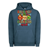 Pigment Midnight Navy balls deep in christmas spirit Urban Hoodie - Zillion Design Studio