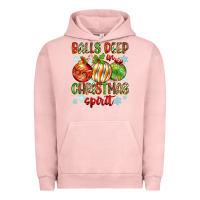 Pigment Salmon balls deep in christmas spirit Urban Hoodie - Zillion Design Studio