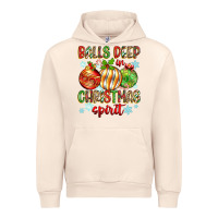 Sandshell balls deep in christmas spirit Urban Hoodie - Zillion Design Studio