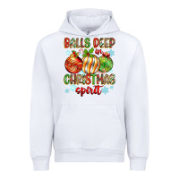 White balls deep in christmas spirit Urban Hoodie - Zillion Design Studio