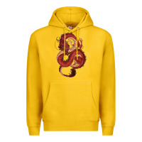 Lemon red dragon Premium Hoodie - RanaPortraitStore