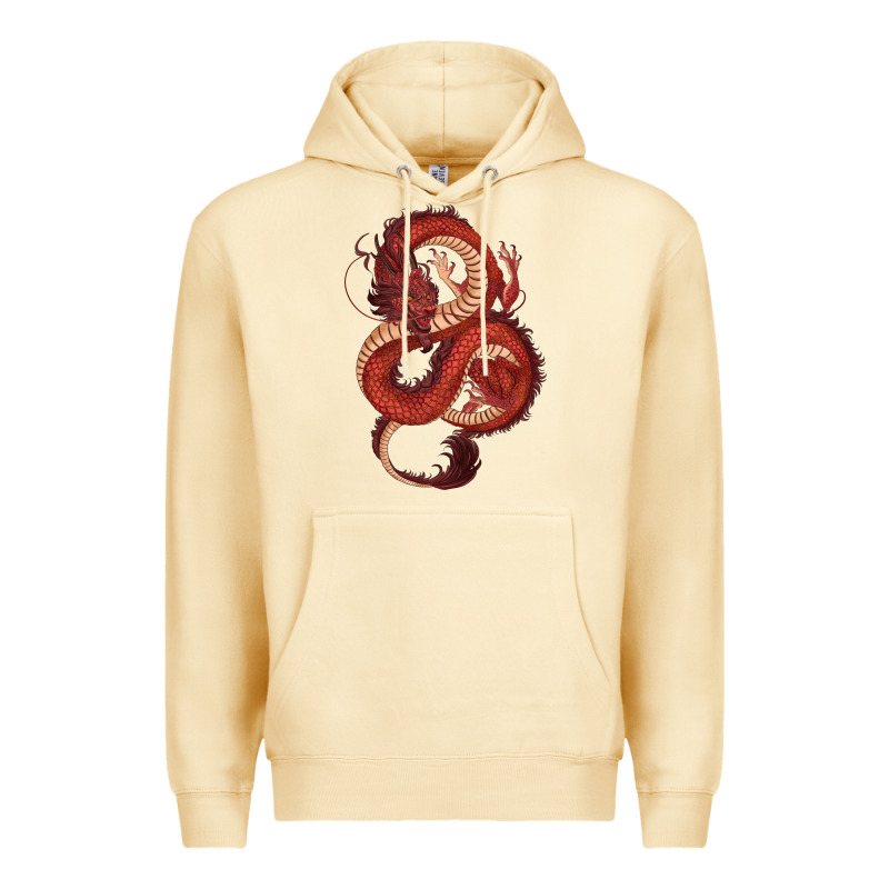 Red Dragon Premium Hoodie by RanaPortraitStore | Teevron