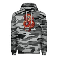 Slate Camo red dragon Premium Hoodie - RanaPortraitStore