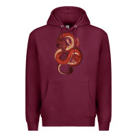 Burgundy red dragon Premium Hoodie - RanaPortraitStore
