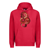 Cardinal red dragon Premium Hoodie - RanaPortraitStore