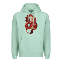 Seafoam red dragon Premium Hoodie - RanaPortraitStore