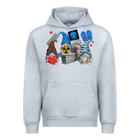 Heather Grey mri gnomes Urban Hoodie - Zillion Design Studio