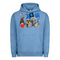 Pigment Pebble Blue mri gnomes Urban Hoodie - Zillion Design Studio