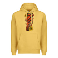 Antique Gold sport basketball lightning bolt Premium Hoodie - texasbilliewilder
