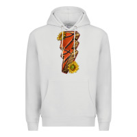 Dove Grey sport basketball lightning bolt Premium Hoodie - texasbilliewilder