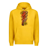 Lemon sport basketball lightning bolt Premium Hoodie - texasbilliewilder
