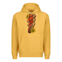 Mustard sport basketball lightning bolt Premium Hoodie - texasbilliewilder