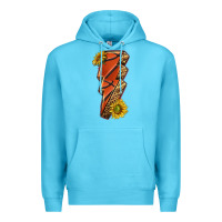 Ocean Blue sport basketball lightning bolt Premium Hoodie - texasbilliewilder