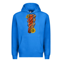 True Royal sport basketball lightning bolt Premium Hoodie - texasbilliewilder