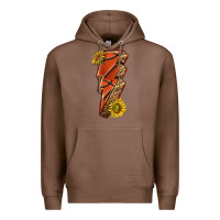 Chestnut sport basketball lightning bolt Premium Hoodie - texasbilliewilder