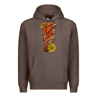 Coffee sport basketball lightning bolt Premium Hoodie - texasbilliewilder