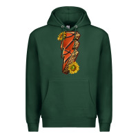 Sports Green sport basketball lightning bolt Premium Hoodie - texasbilliewilder