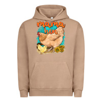 Pigment Burro mama hen with sunflowers Urban Hoodie - texasbilliewilder