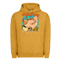 Pigment Peanut Butter mama hen with sunflowers Urban Hoodie - texasbilliewilder