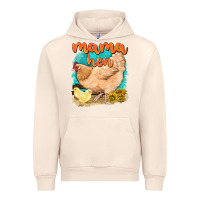Sandshell mama hen with sunflowers Urban Hoodie - texasbilliewilder