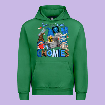 Scannin' With My Gnomies Urban Hoodie Designed By Zillion Design Studio