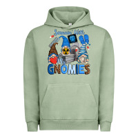 Pigment Oil Green scannin' with my gnomies Urban Hoodie - Zillion Design Studio