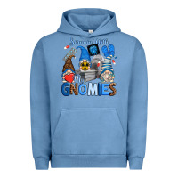 Pigment Pebble Blue scannin' with my gnomies Urban Hoodie - Zillion Design Studio