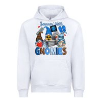 White scannin' with my gnomies Urban Hoodie - Zillion Design Studio