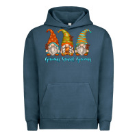 Pigment Midnight Navy gnomes sweet gnomes Urban Hoodie - Zillion Design Studio