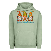 Pigment Oil Green gnomes sweet gnomes Urban Hoodie - Zillion Design Studio