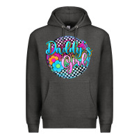 Charcoal Heather daddy's girl Premium Hoodie - Zillion Design Studio