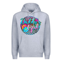 Heather Grey daddy's girl Premium Hoodie - Zillion Design Studio