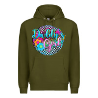 Army Green daddy's girl Premium Hoodie - Zillion Design Studio