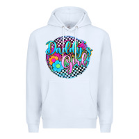 White daddy's girl Premium Hoodie - Zillion Design Studio