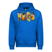 Cobalt monkey coffee cups Urban Hoodie - texasbilliewilder