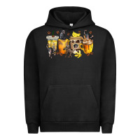 Pigment Black monkey coffee cups Urban Hoodie - texasbilliewilder