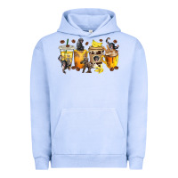 Pigment Grape Ice monkey coffee cups Urban Hoodie - texasbilliewilder