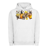 Pigment Lunar Rock monkey coffee cups Urban Hoodie - texasbilliewilder