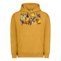 Pigment Peanut Butter monkey coffee cups Urban Hoodie - texasbilliewilder