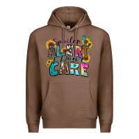 Chestnut spoiler alert i don't care Premium Hoodie - Zillion Design Studio
