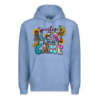 Colony Blue spoiler alert i don't care Premium Hoodie - Zillion Design Studio
